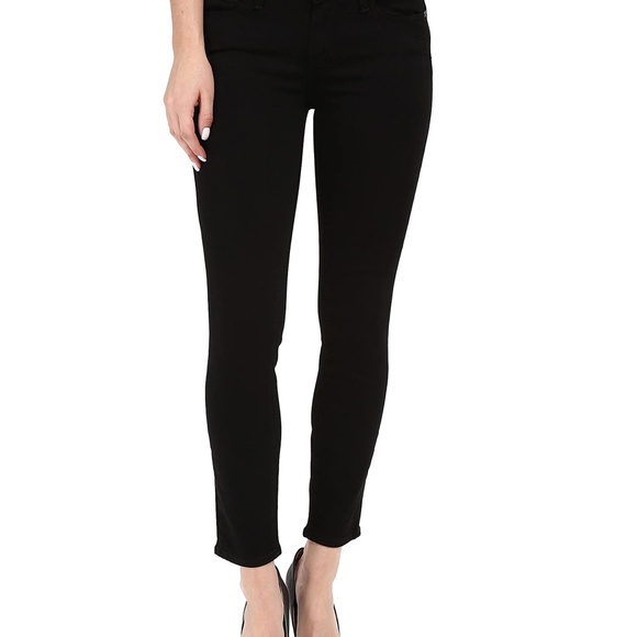 PAIGE Pants - Paige Verdugo Black Crop Skinny Jeans Size 29